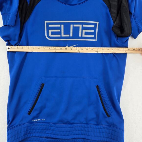 Nike Hoodie Pullover‎ Mens Blue XL Elite Basketball Therma-Fit 2151 - Picture 7 of 11